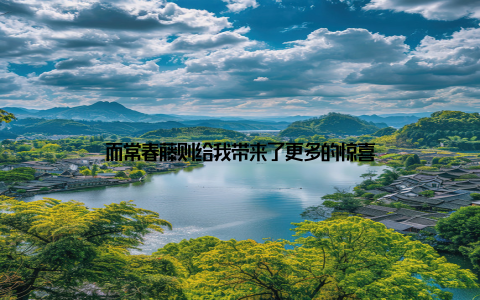 而常春藤则给我带来了更多的惊喜